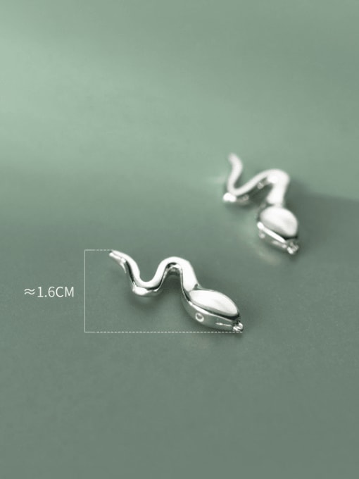Rosh 925 Sterling Silver Animal Minimalist Stud Earring 2