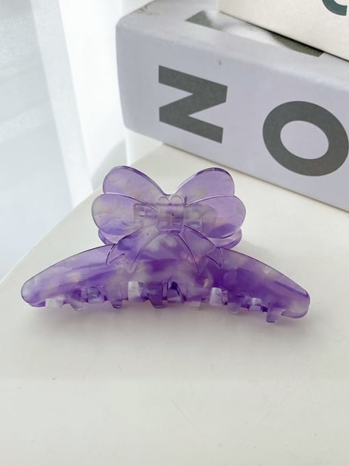 Roland violet Cellulose Acetate Trend Butterfly Zinc Alloy Jaw Hair Claw