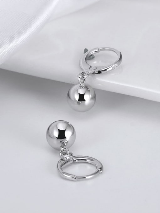 RINNTIN 925 Sterling Silver Round Bead Minimalist Stud Earring 3
