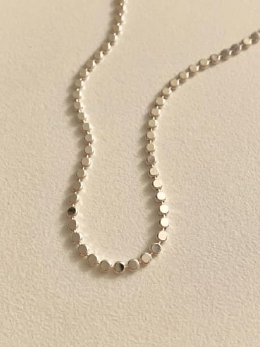Boomer Cat 925 Sterling Silver Round Minimalist  Anklet 3