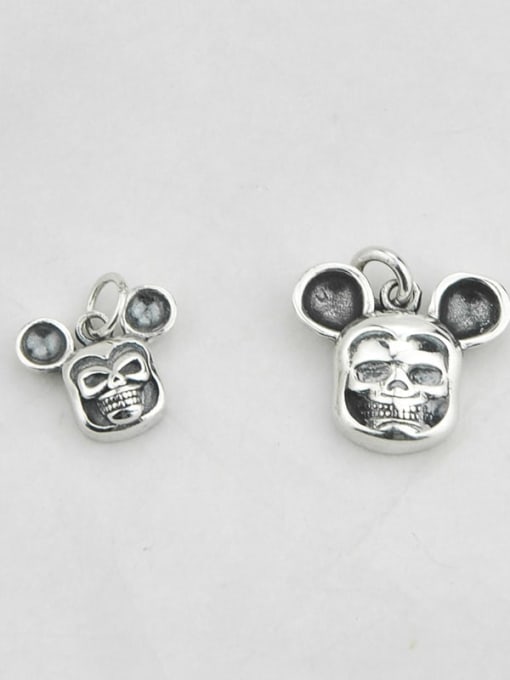 big Vintage Sterling Silver With Vintage Mickey Mouse Pendant Diy Accessories