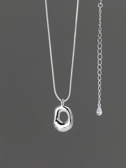Rosh 925 Sterling Silver Geometric Minimalist Necklace 3