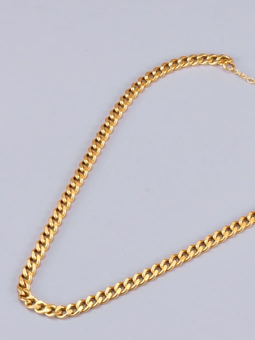 A TEEM Titanium Irregular chain Vintage Necklace 0