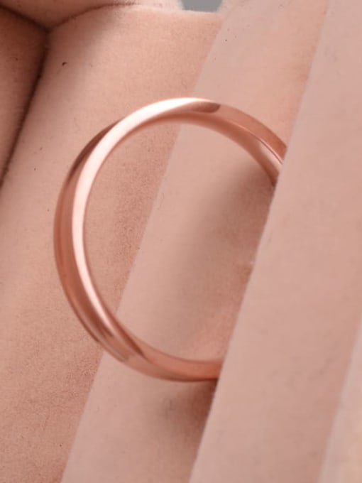 A TEEM Titanium Smooth Round Minimalist Ring 2
