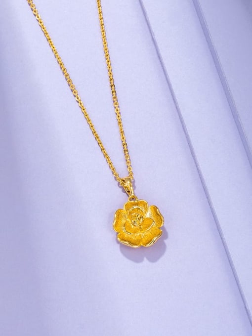 XP Alloy Flower Necklace 1