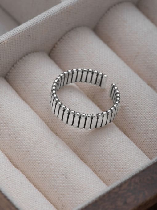 XBOX 925 Sterling Silver Geometric Vintage Band Ring 3