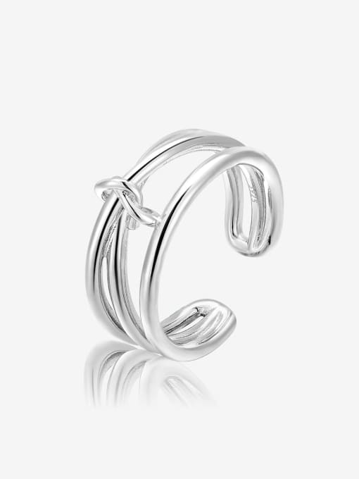 XBOX 925 Sterling Silver Geometric Minimalist Stackable Ring 0