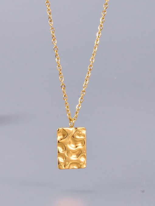 A TEEM Titanium Geometric Minimalist pendant Necklace 3