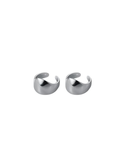 Rosh 925 Sterling Silver Geometric Minimalist Clip Earring 4
