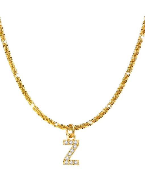 Z Stainless steel Letter Minimalist Necklace