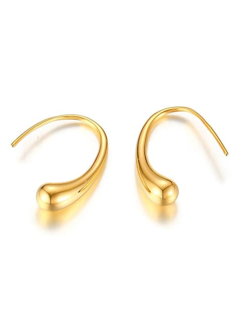 Small Earrings Stainless Steel Geometric Minimalist Hook Earring