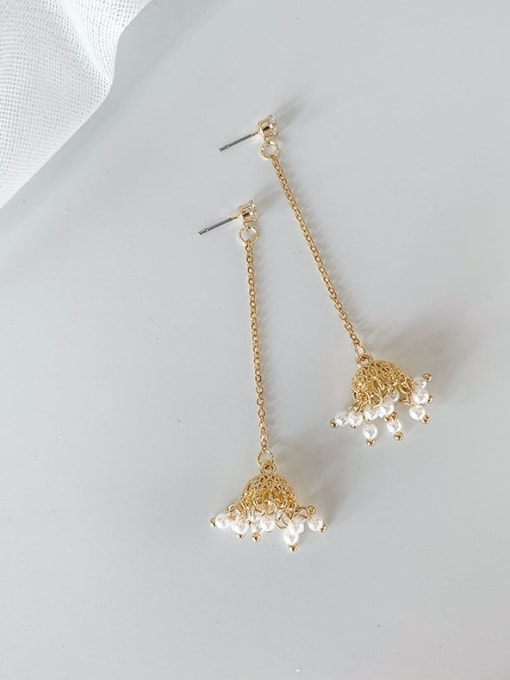 A Alloy With Imitation Gold Plated Vintage Irregular Drop Earrings