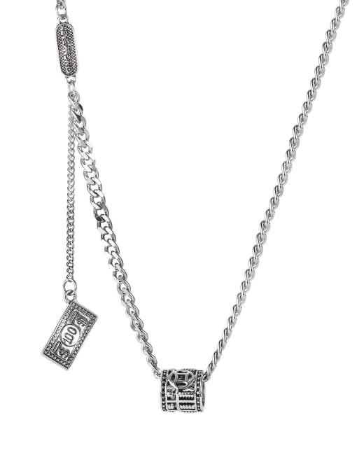 1919 Necklace Stainless steel Geometric Vintage Necklace
