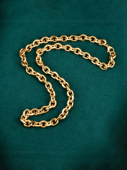 A TEEM Titanium Steel Geometric Vintage Necklace 4