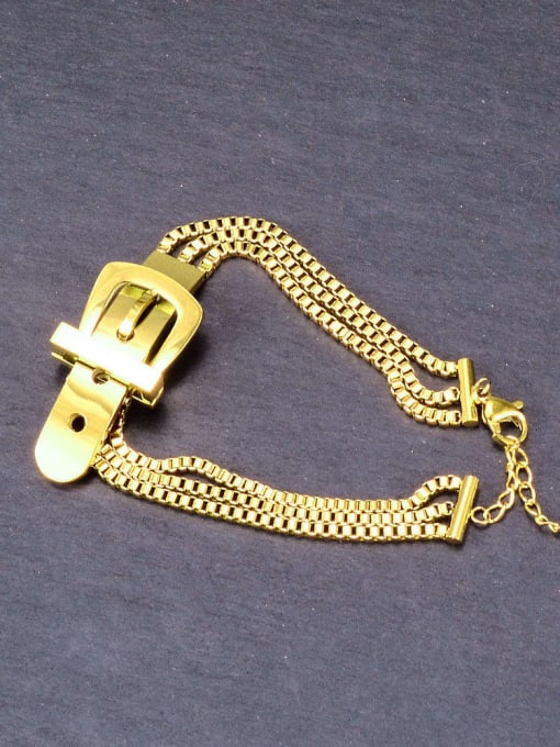 A TEEM Titanium Irregular Vintage Link Bracelet 2