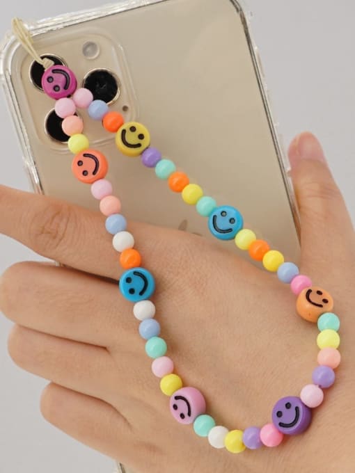 MMBEADS Multi Color Polymer Clay Smiley Bohemia Mobile Phone Accessories 1