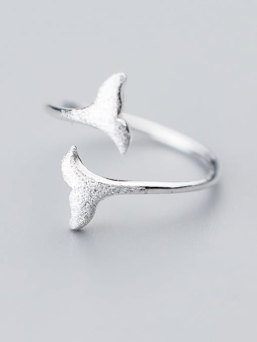Rosh 925 Sterling Silver Wing Minimalist Band Ring 0