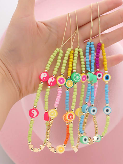 MMBEADS Multi Color Polymer Clay Friut Bohemia Mobile Phone Accessories 1