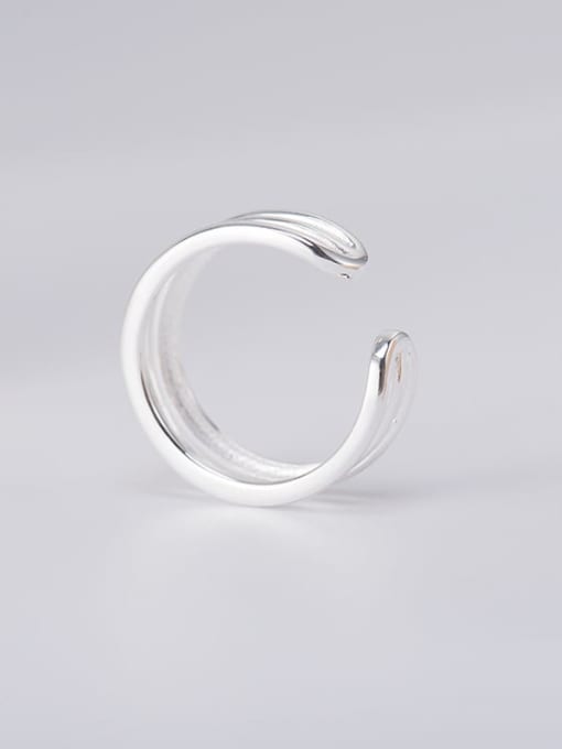 XBOX 925 Sterling Silver Smooth Geometric Minimalist Stackable Ring 1