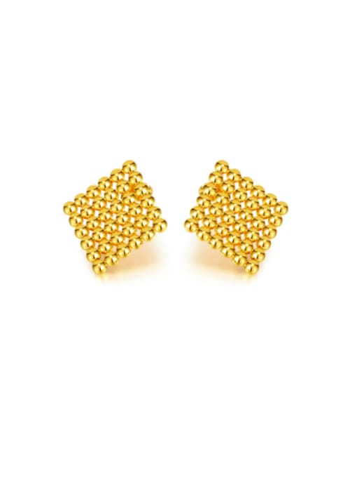 800 steel earrings gold Titanium Steel Geometric Minimalist Stud Earring