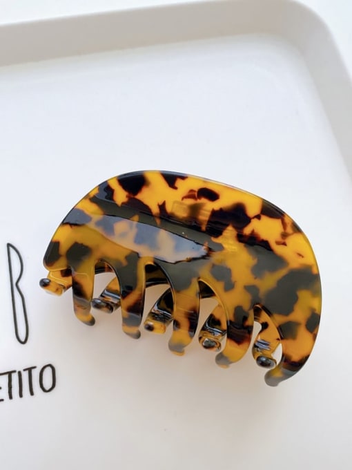 Tortoise shell 8cm Cellulose Acetate Minimalist Geometric Jaw Hair Claw