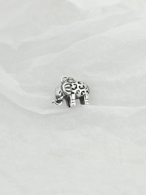 SHUI Vintage Sterling Silver With Minimalist Elephant Pendant Diy Accessories 2