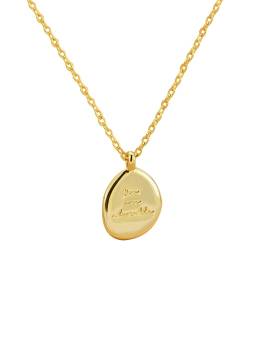 18K gold 925 Sterling Silver Rhinestone Water Drop Minimalist Necklace