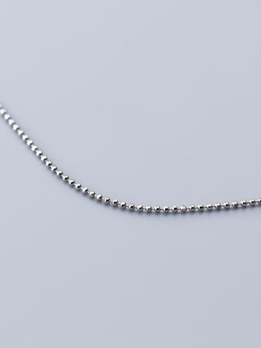 Rosh 925 Sterling Silver Round Minimalist Bead Chain 2