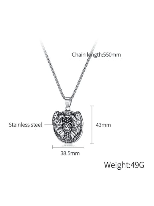 Open Sky Stainless steel Eagle Vintage Necklace 3