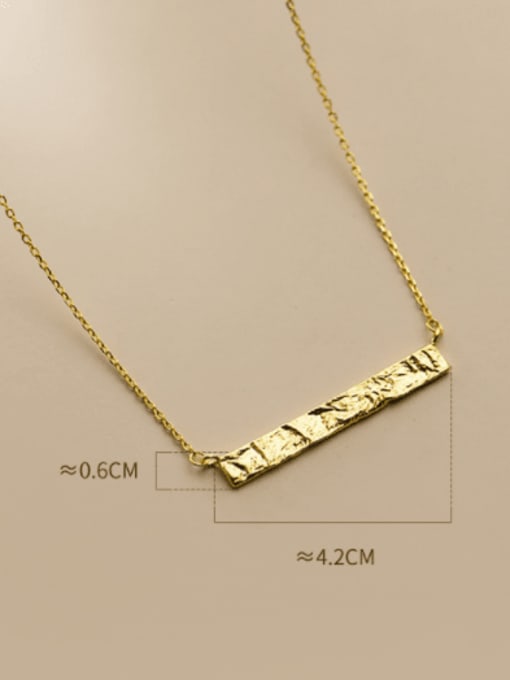 Rosh 925 Sterling Silver Geometric Minimalist Necklace 4