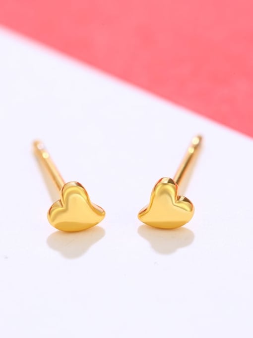 XP Alloy Heart Minimalist Stud Earring 2
