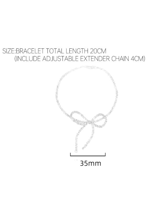 BeiFei Minimalism Silver 925 Sterling Silver Butterfly Minimalist Bracelet 3