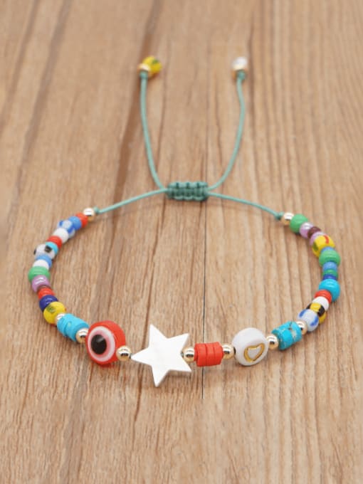 Roxi Miyuki Millet Bead Multi Color Geometric Bohemia Handmade Beaded Bracelet 1