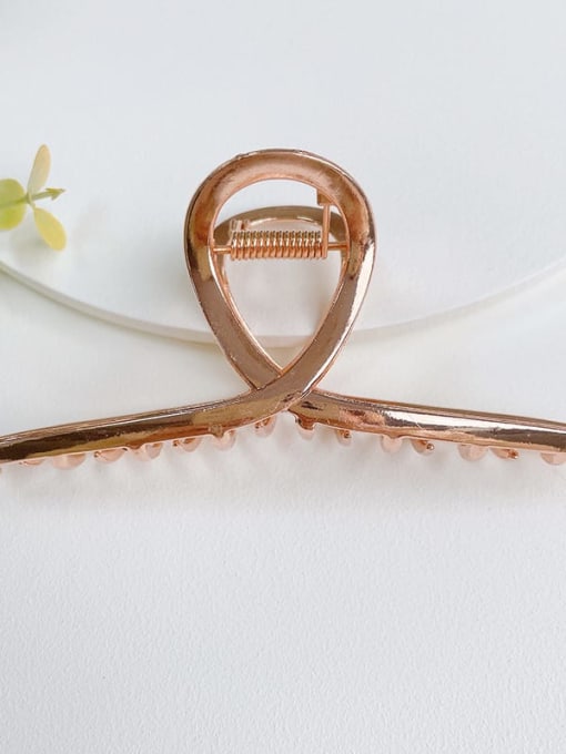 rose gold Alloy Vintage Geometric  Jaw Hair Claw