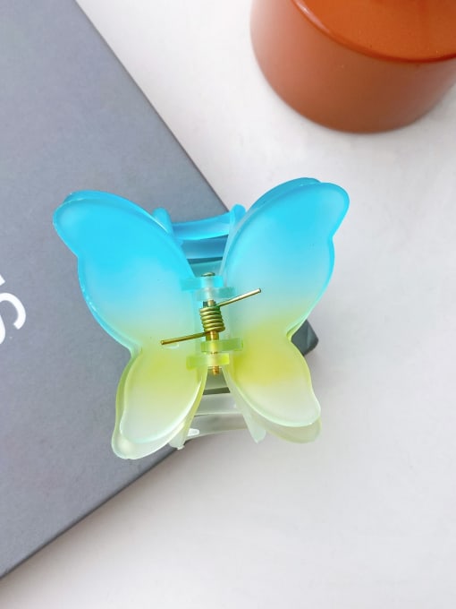 Fresh blue Alloy Reson Trend Butterfly  Jaw Hair Claw