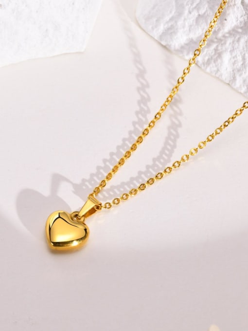 LI MUMU Stainless steel Heart Minimalist Necklace 1