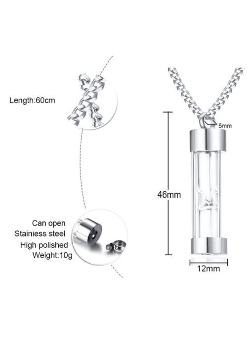CONG Titanium Steel Geometric Minimalist Necklace 1