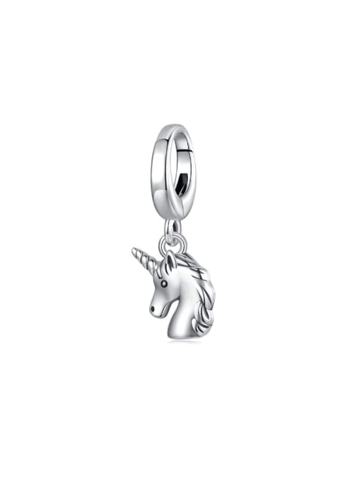 Jare 925 Sterling Silver Minimalist Unicorn  Pendant 0
