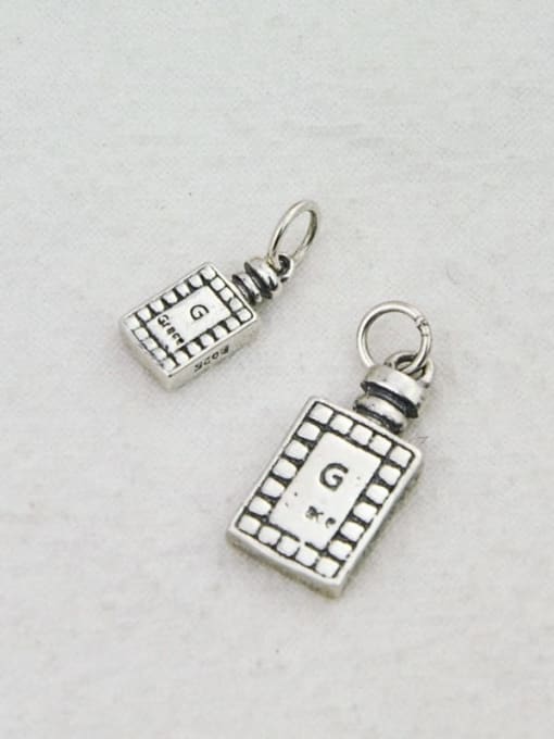 DJ095(small) Vintage Sterling Silver With Minimalist Geometry Pendant Diy Accessories