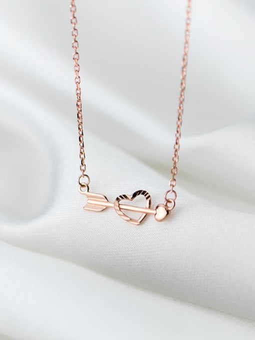 Rosh 925 Sterling Silver Heart Minimalist Necklaces 0