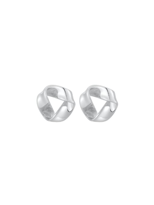 XBOX 925 Sterling Silver Geometric Minimalist Stud Earring