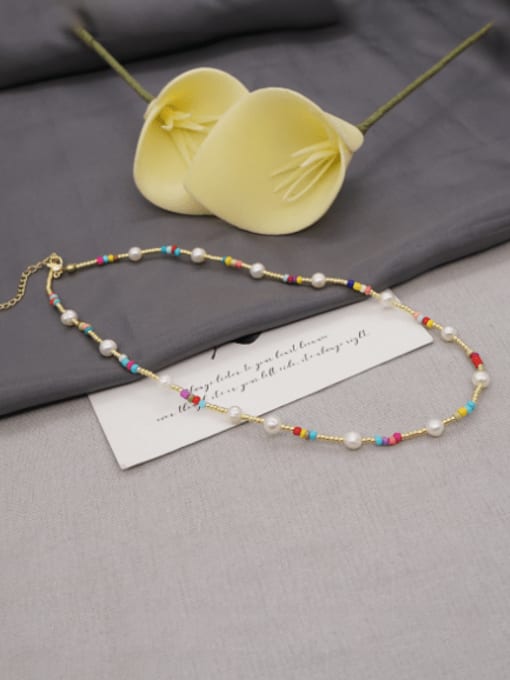 MMBEADS Freshwater Pearl Multi Color OTOHO Beads  Bohemia Necklace 0