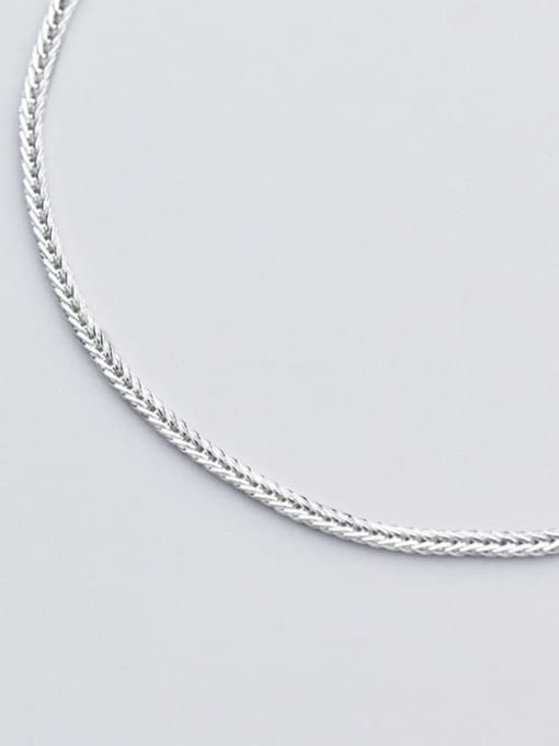 Rosh 925 Sterling Silver Minimalist Fashionsingle chain bracelet 2