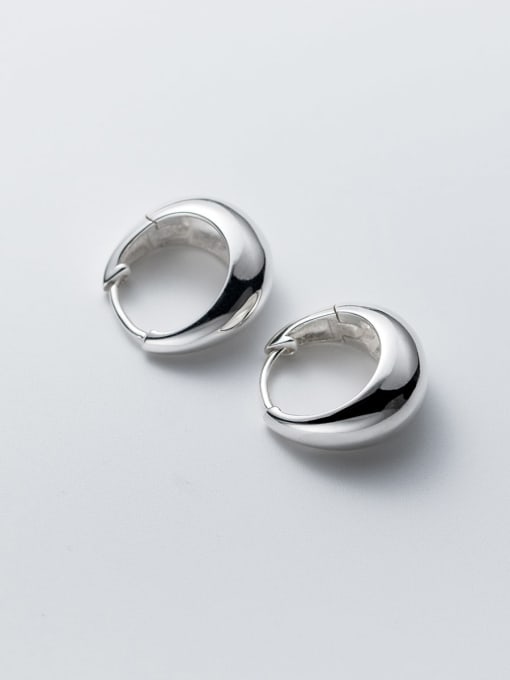 S925 Silver Pair 925 Sterling Silver Geometric Minimalist Stud Earring