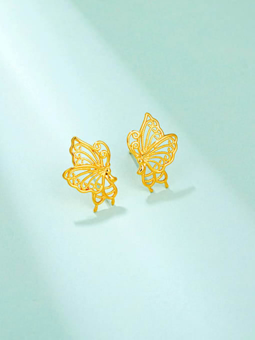 XP Alloy Butterfly Minimalist Stud Earring 1