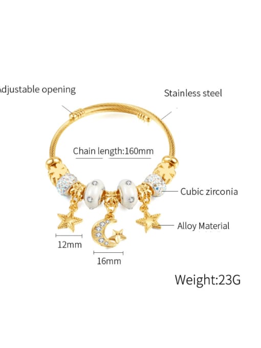Open Sky Stainless steel Star Minimalist Bracelet 3