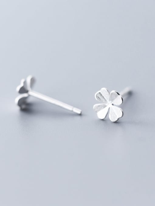 Rosh 925 Sterling Silver Flower Trend Stud Earring 3