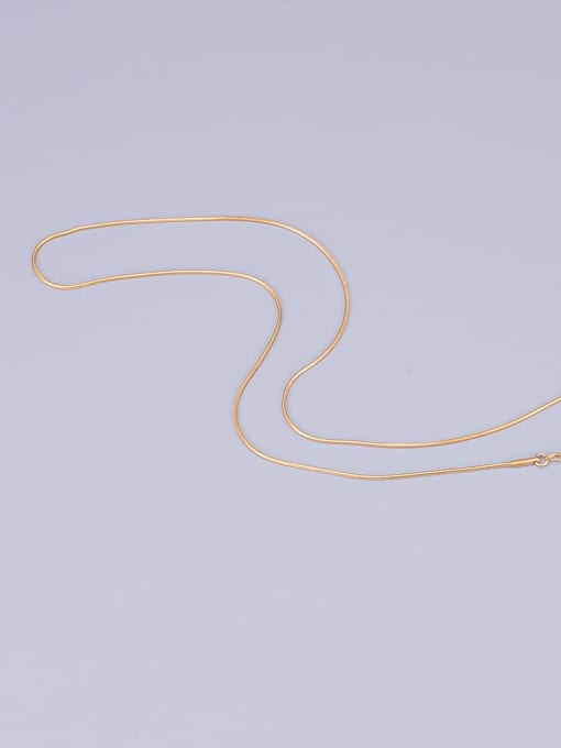 Round Snake Chain Gold L27 Titanium Minimalist Twisted Serpentine Chain