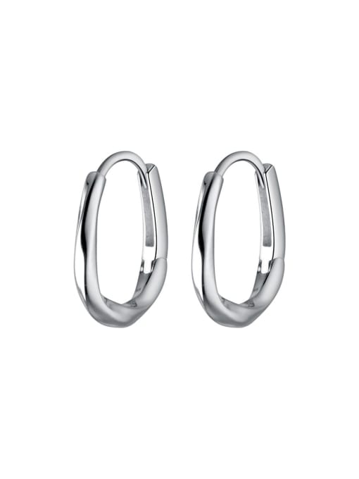 Rosh 925 Sterling Silver Hoop Earring 3