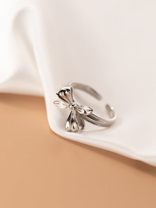 Rosh 925 Sterling Silver Butterfly Vintage Band Ring 2